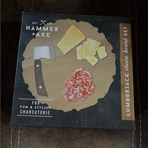 Lumberjack Cheese Board Set - Brown